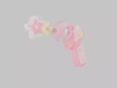 Star Wand Blaster Low-poly 3D model