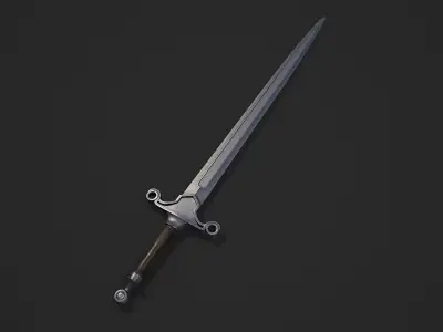 Sword 10 Low-poly 3D model