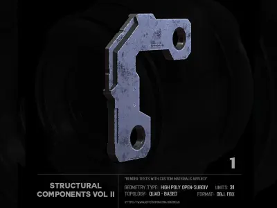 31 Structural Components Vol II SUBD 3D model