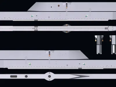 Pylon for Meteor 3D model