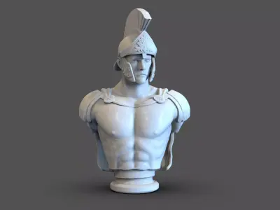 Roman Soldier Bust 3D print model