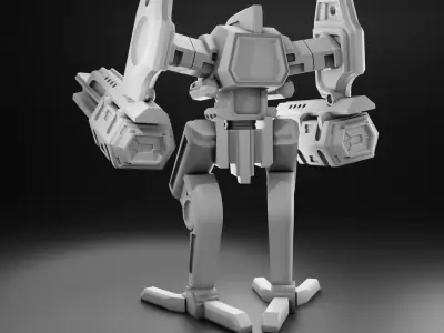 Robot tank 3D Print model 3D print model by doub1e-t1me - 3D Print Ready
