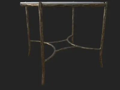 Coffee Table Low-poly 3D model
