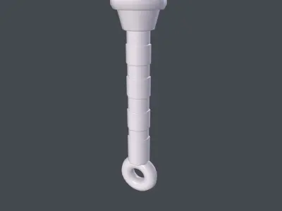 Big mace Low-poly 3D model