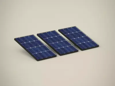 Solar panel 3D model 15