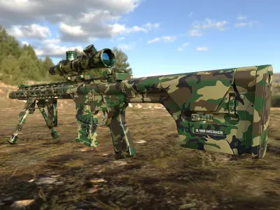 A and K Specialized DMR2 Low-poly 3D model