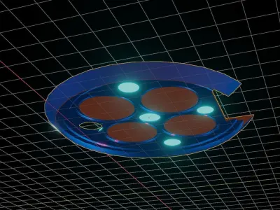 Drone sci-fi spaceship 3D model