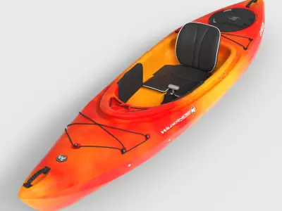 RECREATIONAL KAYAK Low-poly 3D model