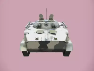 Military Tank 3D model by sanjhkush2 - Textured