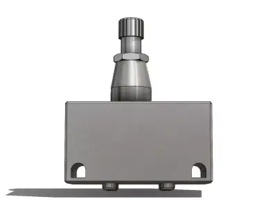 Regulador de Fluxo SMC AS3000 Flow Regulator 3D model