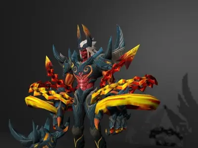 volcanic 3D model