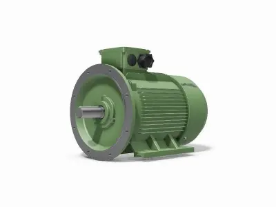 250M B35 Top 4-8 Pole IEC electric motor - 3D CAD model 3D model
