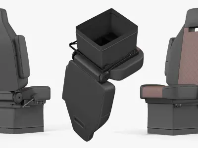 Truck Chair 3D model