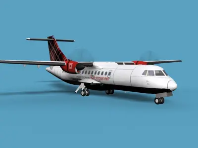 ATR  ATR-42-500 Logan Air 3D model
