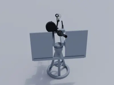 20mm Anti-Aircraft Gun  3D model