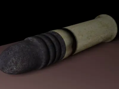 22 Long Rifle  3D model