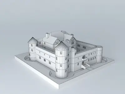 Big Castle updated Free 3D model