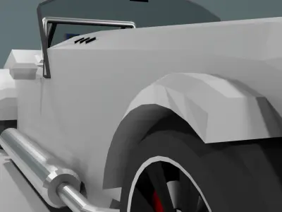 Sports Car Free low-poly 3D model purchase