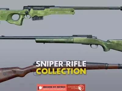 Weapon - Gun - Sniper Rifle Pack Bundle