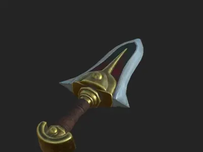 Dagger sword from legend of zelda Low-poly 3D model