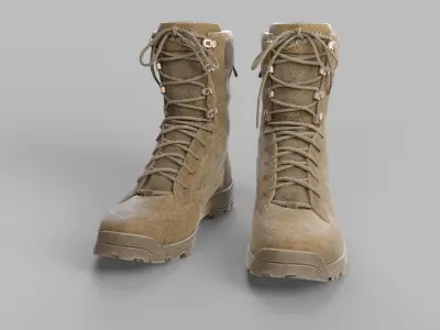 Tactical Boots Low-poly 3D model buy