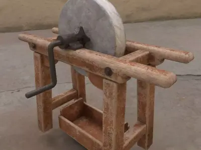 Old Grinstone 3D model
