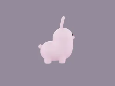 Bunny Character 3D model