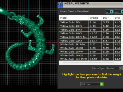 CHINESE REPTILE LIZARD PENDANT 3D PRINTABLE MODEL 3D print model