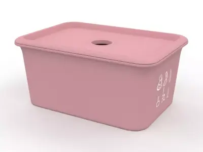 H2000416 BOX PINK 3D model