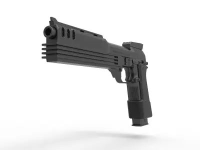 Guess gun 3D model