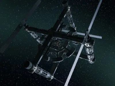 Space Station Variant B Class 3D model