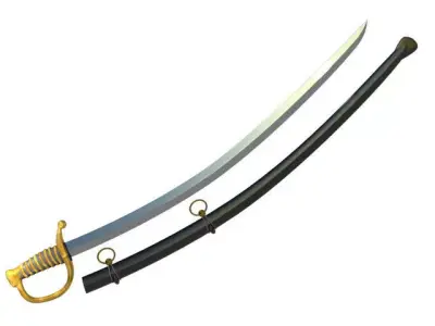 saber sword 3D model