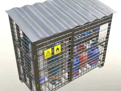 Gas Cylinder Collection 3D Model Pack