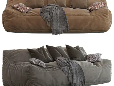 Big Joe Lux Large Bean sofa 3D model