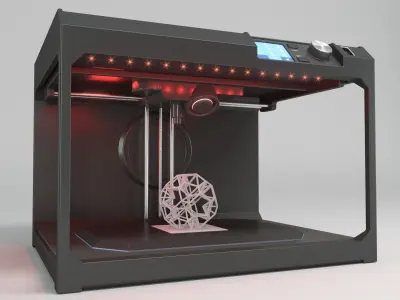 3d printer Low-poly 3D model