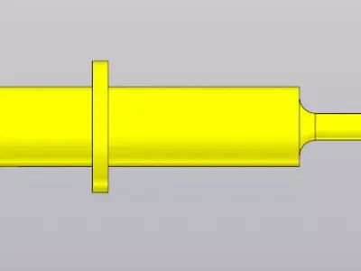 Cylindrical Punch Tool - Stamping Die Part 3D model