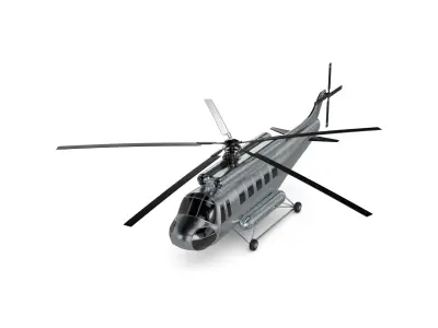 Medium Helicopter 3D model purchase
