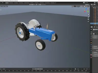 tractor Free 3D print model