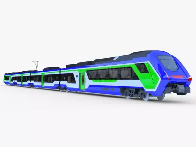 Hitachi HTR 412 train exterior 3D model