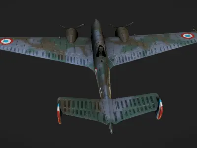 Liore et Olivier LeO451 Low-poly 3D model