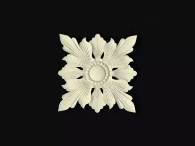 rosette dekor 3D model 47