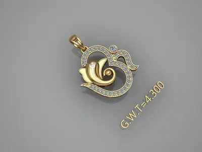 FASHION  PENDANT 3D model 3