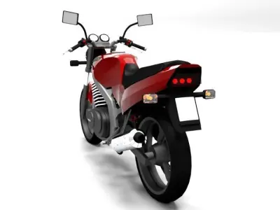 SUZUKI GS500E 1990 3D model