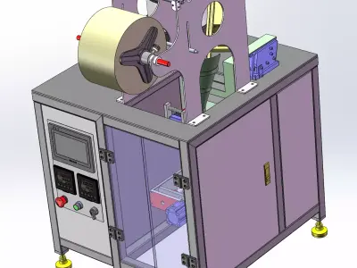 Hardware packaging machine 3D model
