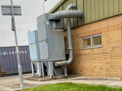 Model Railway Industrial Dust Extraction Unit 3D print model