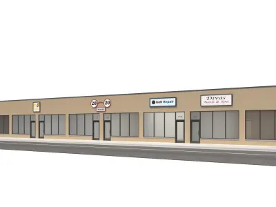 Retail-070 Retail Store 3D model