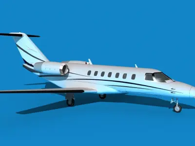 Cessna C528 Citation CJ3 V15 3D model