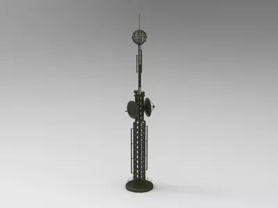 antenna 3D model 7