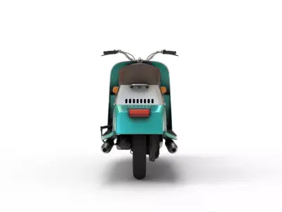 Jawa Cezeta 501 Scooter 3D Model 3D model