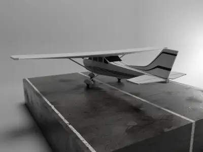 Cessna 172 Skyhawk 3D model buy